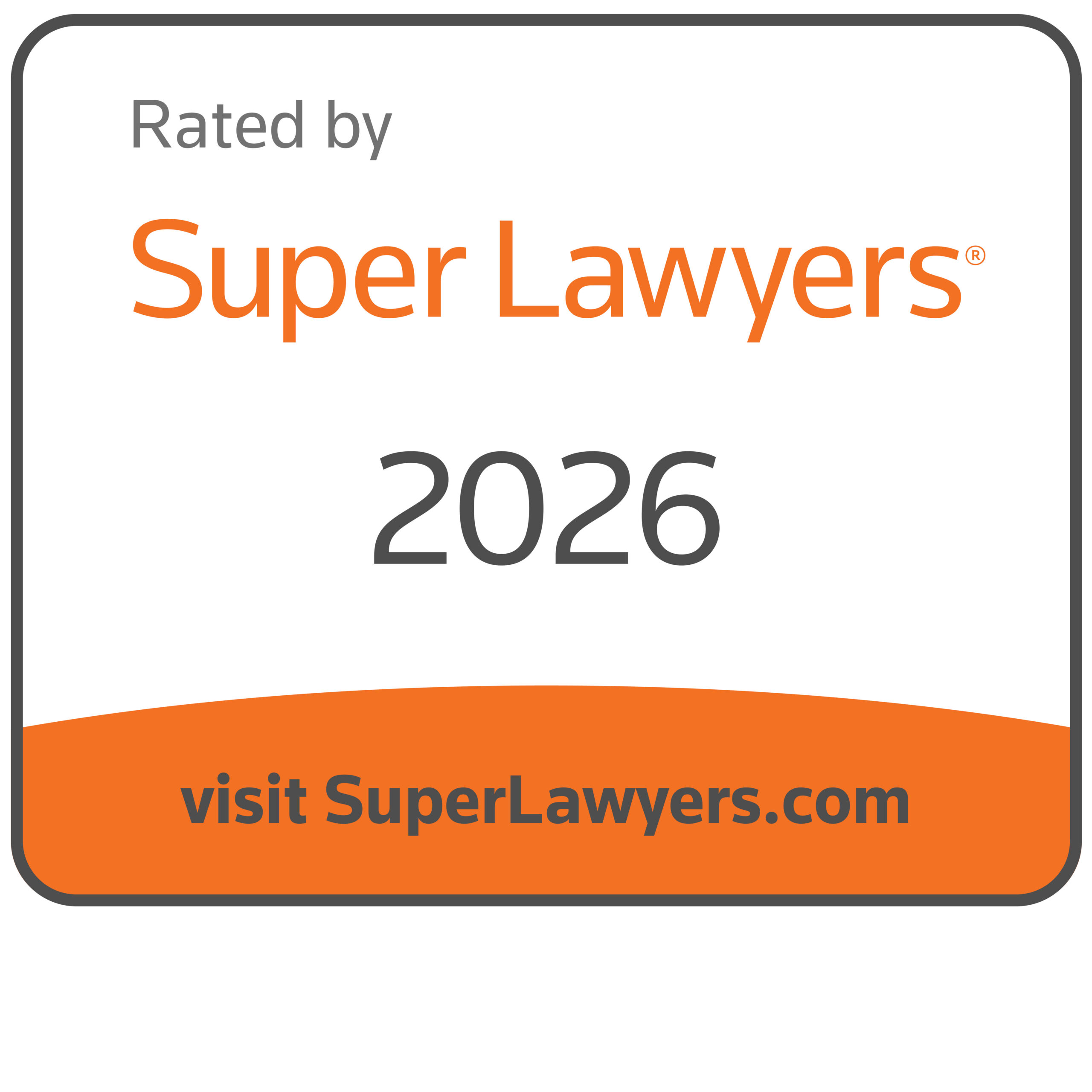 2026 Super Lawyers Badge