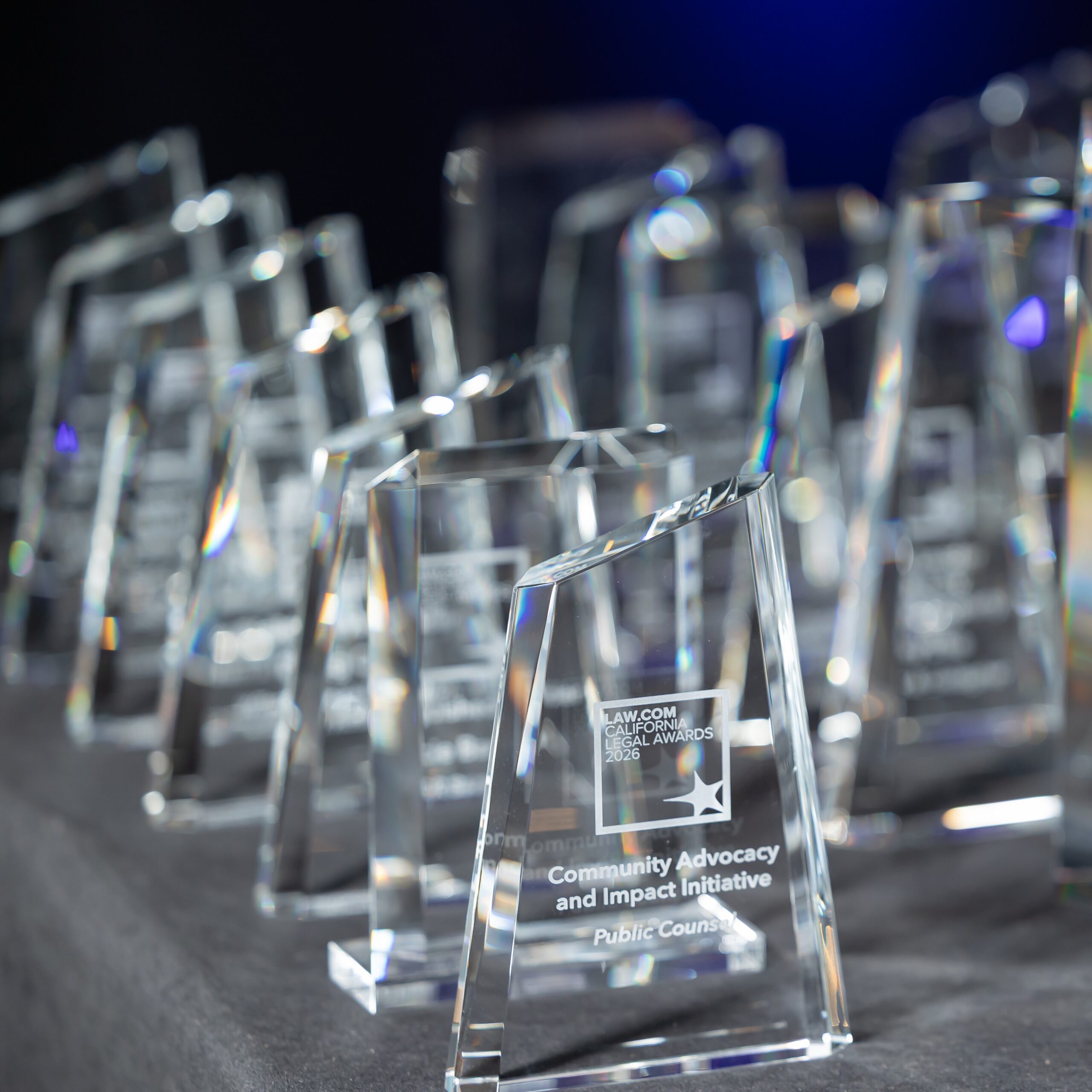 2026 California Legal Award Trophy